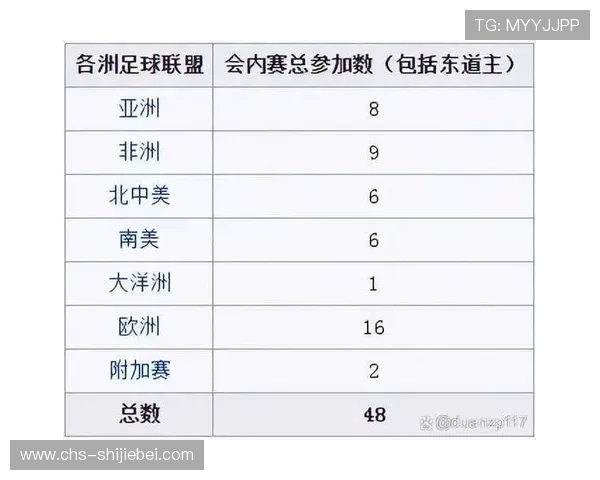 2026年世界杯48队各大洲的名额分配方案如何体现公平与竞争的平衡